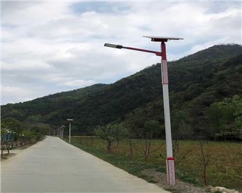寧夏新農村太陽能路燈-寧夏隴南路燈項目