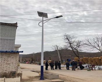 寧夏咸陽旬邑鄉村道路太陽能路燈