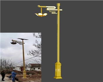 寧夏寶雞鳳翔美麗鄉村太陽能路燈項目